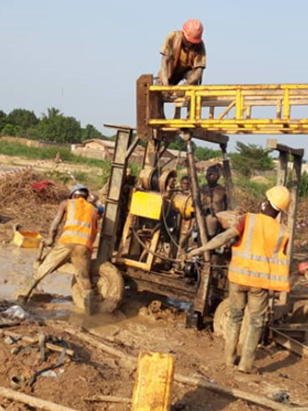 Installation du Forage à boko